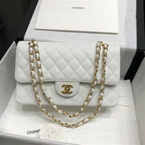 white chanel round bag|chanel white bag 2020.